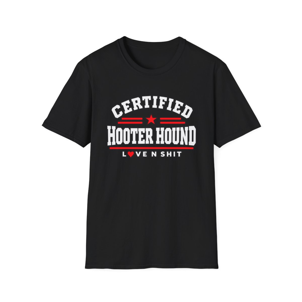 Black Certified Hooter Hound T-shirt